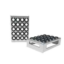 Pack of 4x 20 Test Tubes Rack  holder, 10mm Whole Diamater , 125mm x 85mm x 35mm