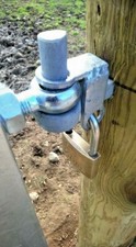 Anti theft gate bracket metal
