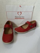 Heavenly Feet Shoes Size UK 6.5 EU 40 in Red