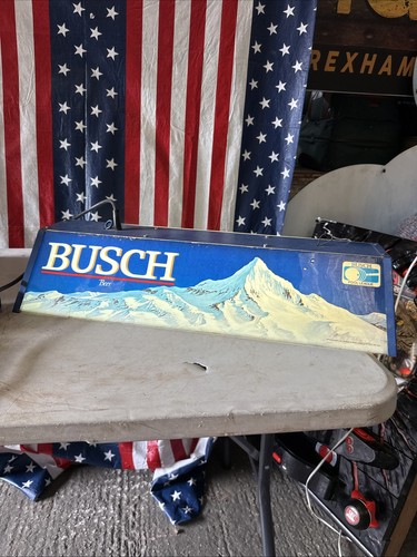 American busch beer - busch, table