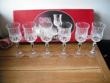 RCR Lead Crystal OPERA Wine Goblets Glasses Set of 6 Italian Boxed #2