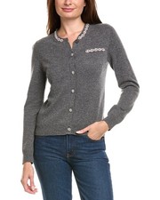 Kier + J Wool & Cashmere-Blend Cardigan Women's