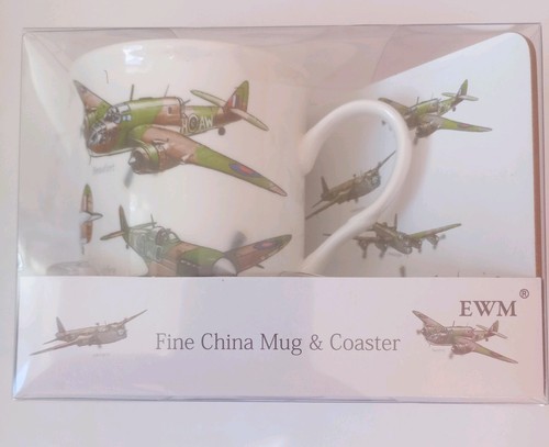 Ewm spitfire mug - spitfire, coaster
