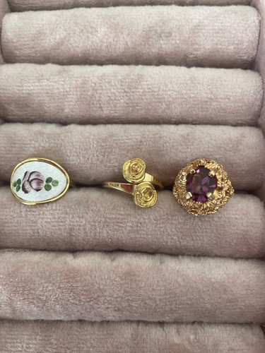 Sarah coventry lot rings - lot, of