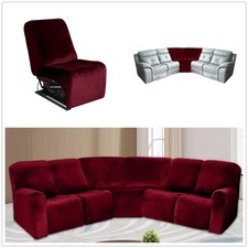 5-Seater Velvet Recliner