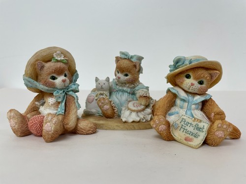 Calico kittens figurine - calico,