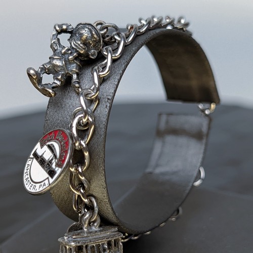 Vintage sterling rhythm link - vintage,