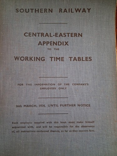 Southern railway appendix - southern,