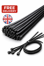 BLACK CABLE TIES ZIP TIES LONG