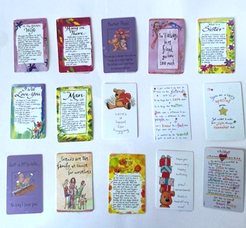 Wallet card gift keepsake - wallet,