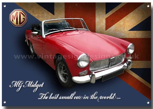 Midget metal sign classic - , mg