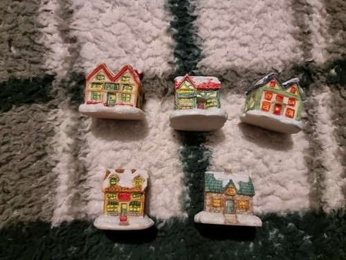 Miniature chirstmas village - miniature,