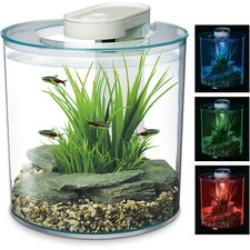 Marina 360 Aquarium LED Remote 4 Colours Fish Tank Filter Beginner Kids 10L Nano