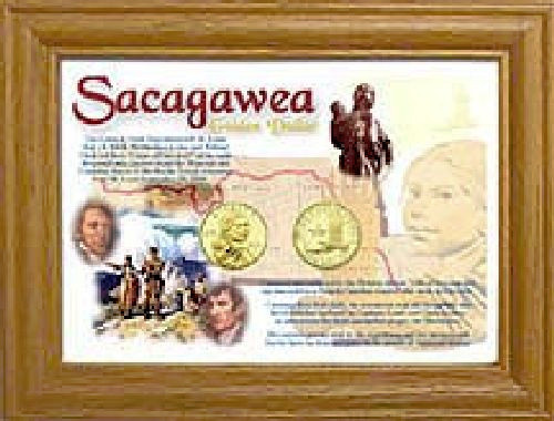 Sacagawea coin frame - sacagawea, 2