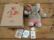 Steiff Musical Elephant -"Elefantino 20 mit Musiwerk" 230516 With Box and Labels