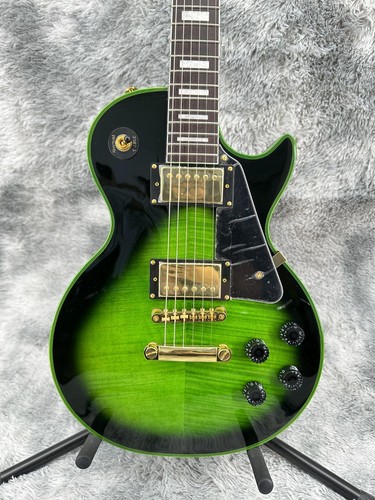 Green burst electricguitar - green,