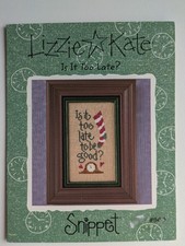 Lizzie Kate Is It Too Late? Snippet Christmas cross stitch chart Unmarked