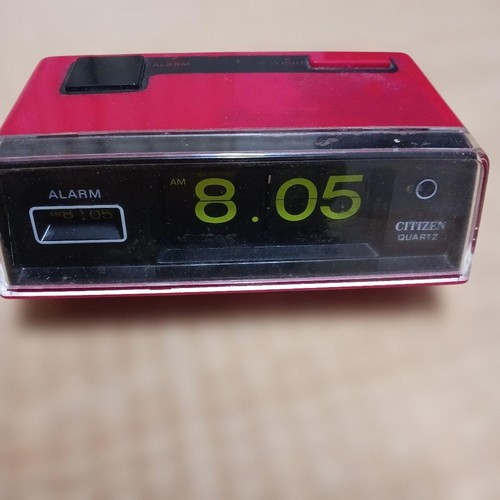 Vintage citizen flip - citizen, clock