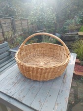 Vintage Extra Large Wicker Basket