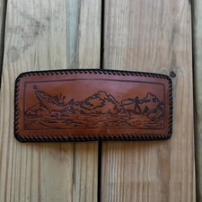 Vintage Leather Wallet Fish
