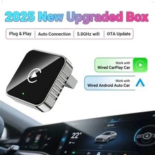 Wireless CarPlay Adapter AI Box Android Auto 2in1 – Wired to Wireless Car Dongle