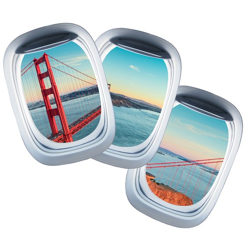 Pvc reusable airplane window - pvc,