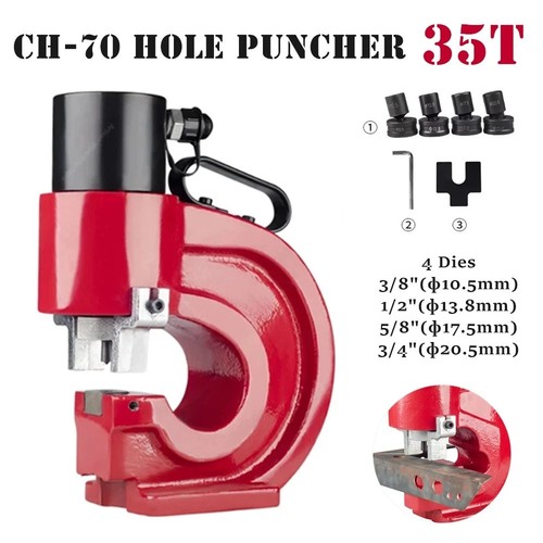 Hydraulic hole punching tool - punching,