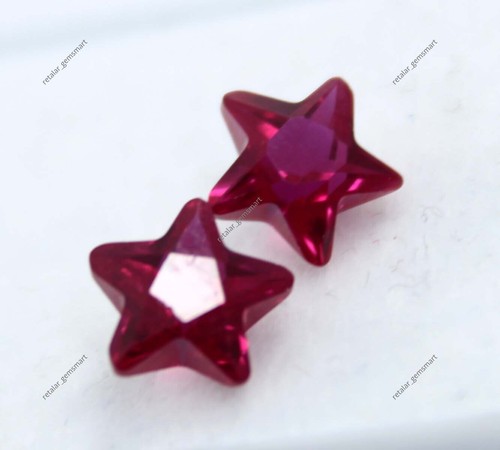Natural ruby star shape - ruby,