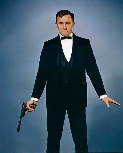 Robert vaughn holding gun - gun, with