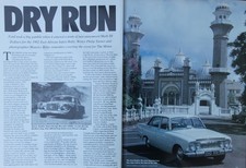 Original CC 1994 extracted mag article FORD ZODIAC Mk3 East African Safari Rally
