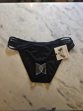 Wolf & Whistle black bikini bottom Small S UK 