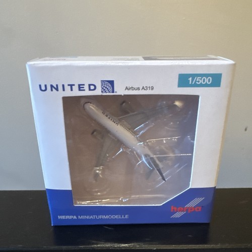 Herpa 500 united a319 old - herpa,