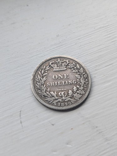 1842 shilling victoria - shilling, british