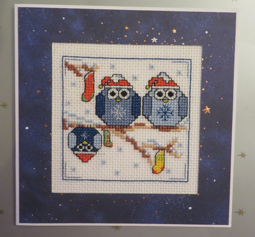 Completed cross stitch