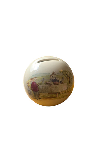 Vintage piggy bank bunnykins - bank,