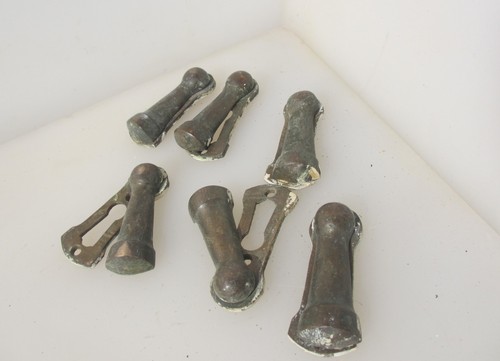 Victorian brass keyhole cover - keyhole,