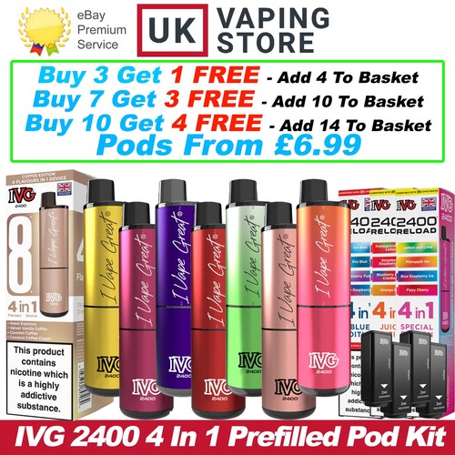 Ivg 2400 prefilled - 4, pod