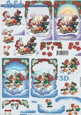 Christmas theme decoupage - christmas,