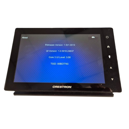 Crestron tsw 750 inch - crestron, tsw-750-b-s