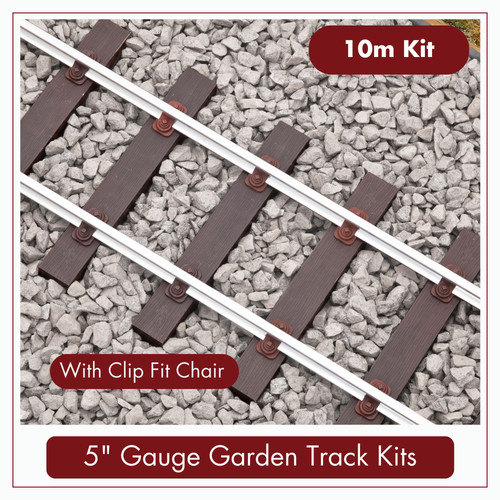 10m gauge garden track - -,
