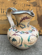 Vintage Denby Stoneware Glyn Colledge Decorated Jug Signed To Base Art Pottery