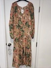 H&M Long Sleeved Floral Maxi