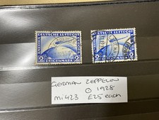 German stamps. German Zeppelin