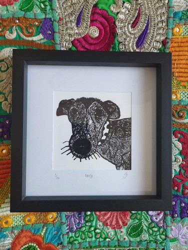 Lurcher spotted collar - lurcher,