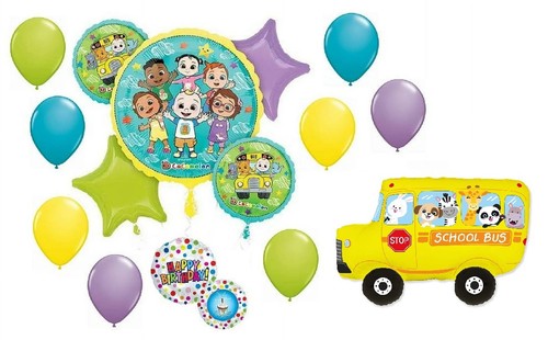 Cocomelon birthday school bus - school,