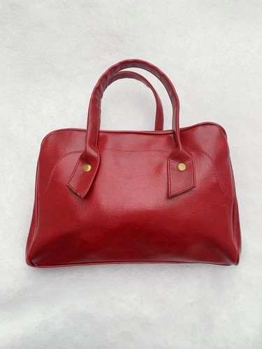 Vintage soviet red frame bag - red,