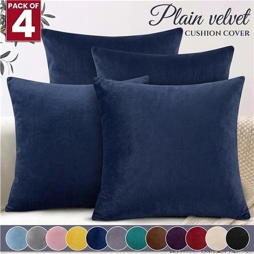 Velvet cushion covers - cushion,