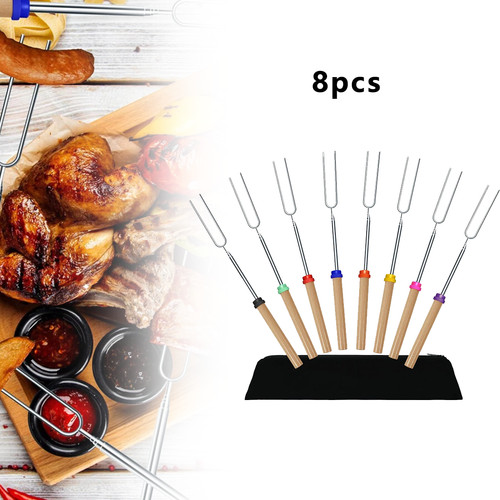 8pcs set marshmallow toasting - 8pcs/set,