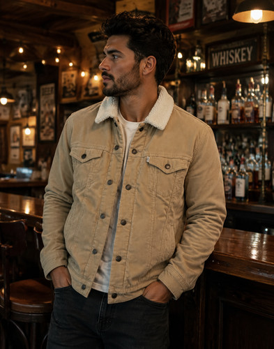 Levi premium corduroy - premium, sherpa