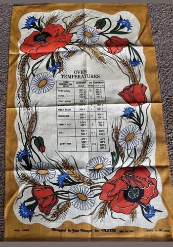 Vintage ulster irish linen - irish, tea
